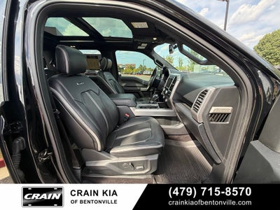 2018 Ford F-150 Platinum - 4WD / PANORAMIC SUNROOF