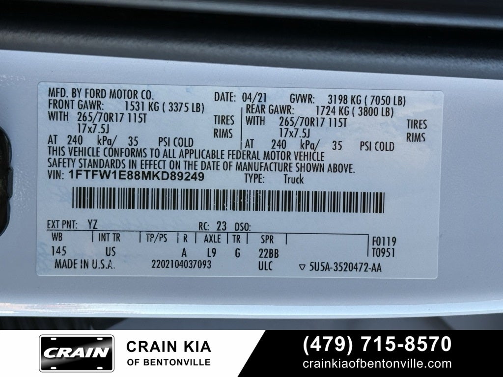 2021 Ford F-150 XLT - 4WD / CLEAN CARFAX