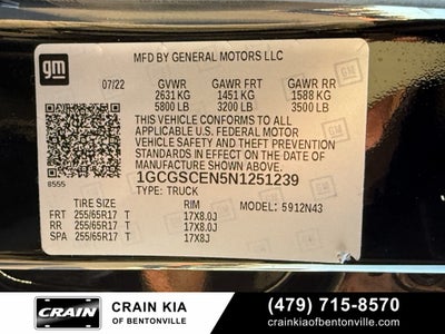 2022 Chevrolet Colorado LT