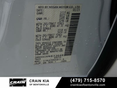 2023 Nissan Frontier PRO-X - CLEAN CARFAX HISTORY