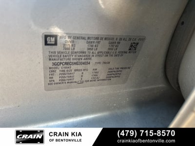 2017 Chevrolet Silverado 1500 LT - WHOLESALE / AS-IS