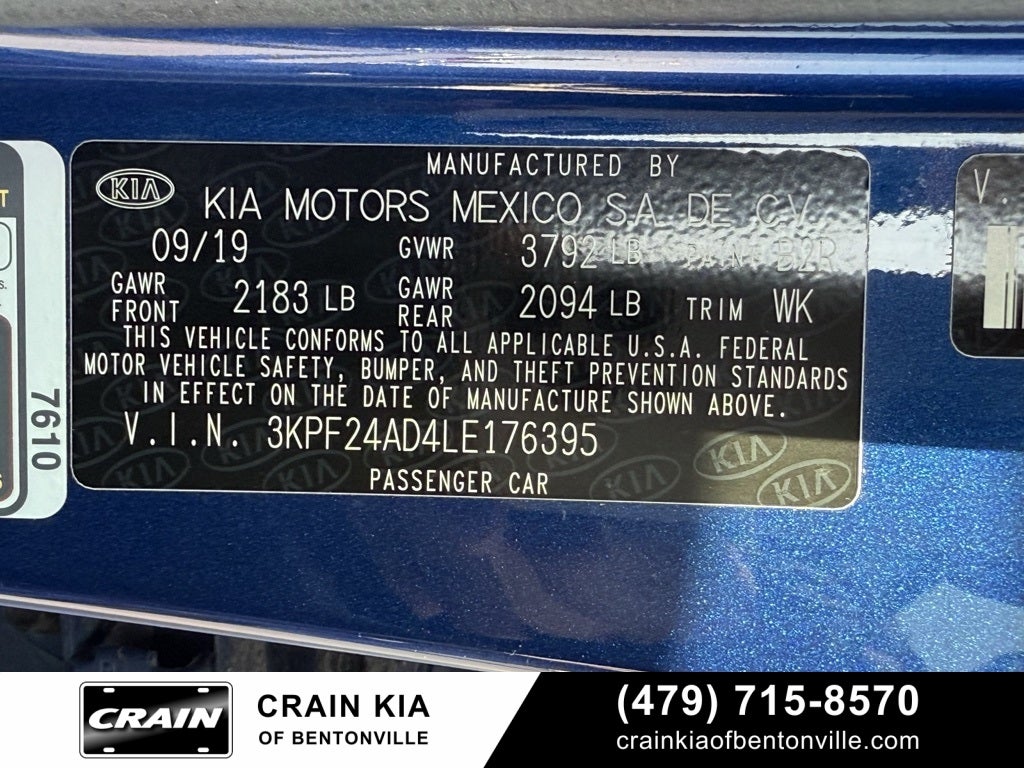 2020 Kia Forte LXS - CLEAN CARFAX