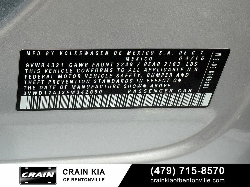 2015 Volkswagen Jetta 1.8T SE - CLEAN CARFAX