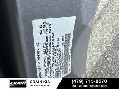 2018 Honda Odyssey EX-L - SUNROOF / CLEAN CARFAX / DVD
