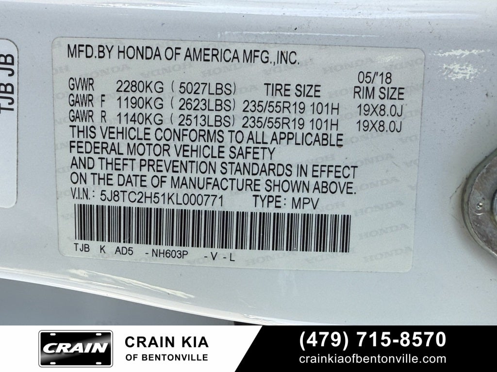 2019 Acura RDX Technology Package SH-AWD