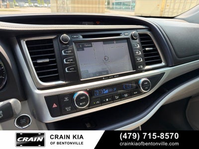 2017 Toyota Highlander XLE - AWD / SUNROOF / CLEAN CARFAX / 1 OWNER