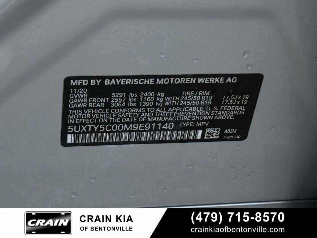 2021 BMW X3 xDrive30i - AWD / PANORAMIC SUNROOF / CLEAN CARFAX