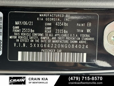 2022 Kia K5 GT-Line - KIA CPO / PANORAMIC SUNROOF