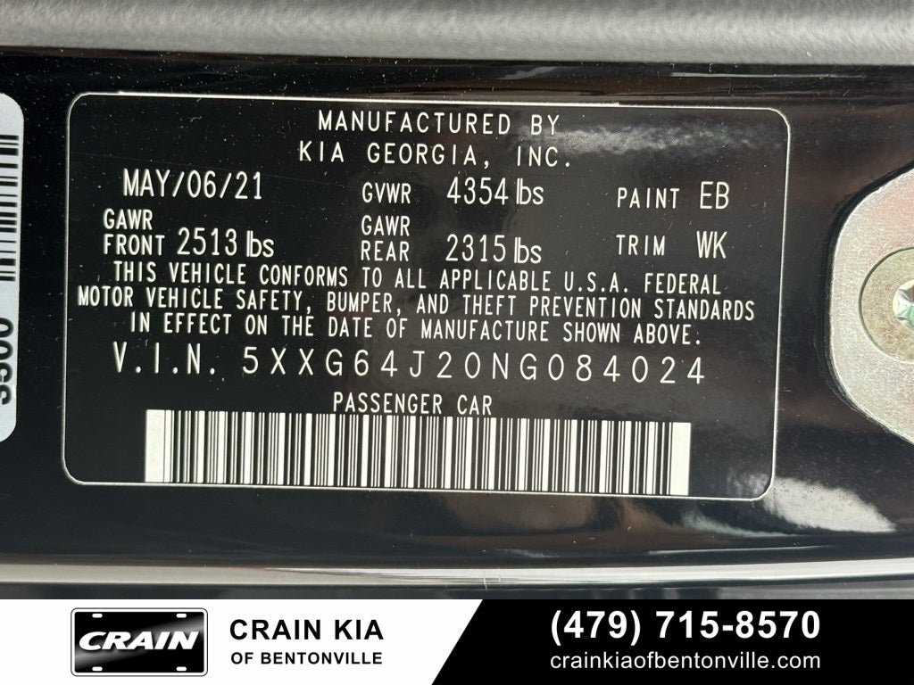 2022 Kia K5 GT-Line - KIA CPO / PANORAMIC SUNROOF