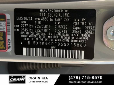 2025 Kia Sportage X-Line - KIA CPO / PANORAMIC SUNROOF / AWD / ONE OWNER