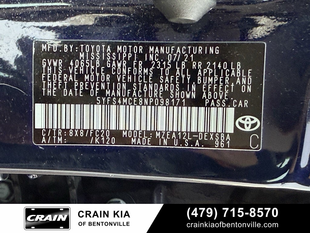 2022 Toyota Corolla SE - CLEAN CARFAX
