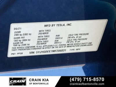 2021 Tesla Model Y Long Range - AWD