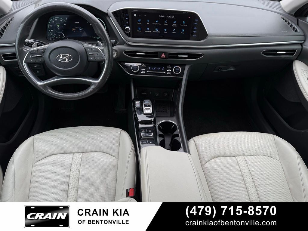 2022 Hyundai Sonata Hybrid Limited - CLEAN CARFAX / 51 HWY MPG / SOLAR PANEL ROOF