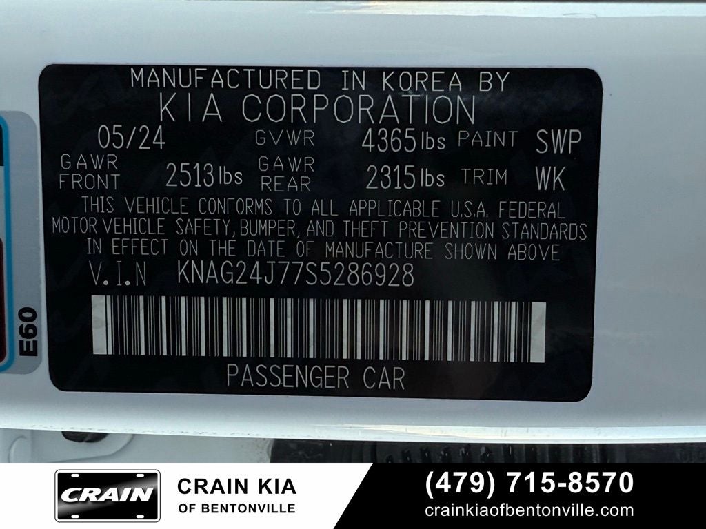 2025 Kia K5 LXS - KIA CPO / CLEAN CARFAX / ONE OWNER