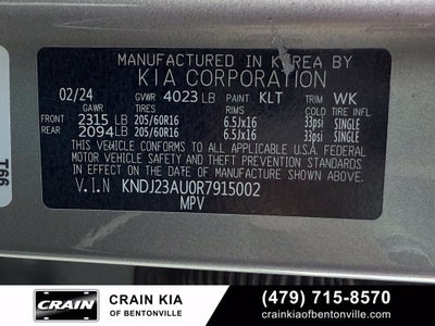2024 Kia Soul LX - KIA CPO / CARFAX ONE OWNER