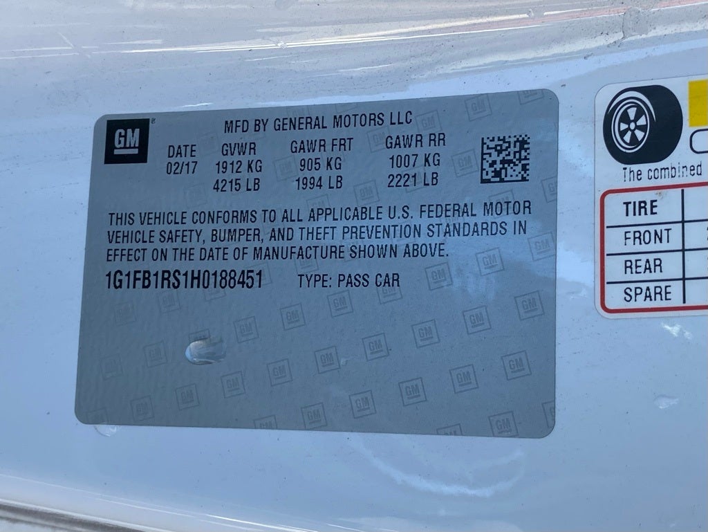 2017 Chevrolet Camaro 1LT CLEAN CARFAX