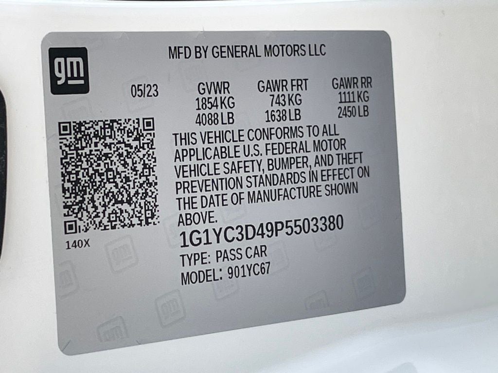 2023 Chevrolet Corvette Stingray 3LT