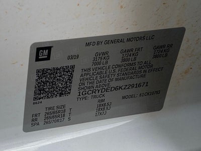 2019 Chevrolet Silverado 1500 LT