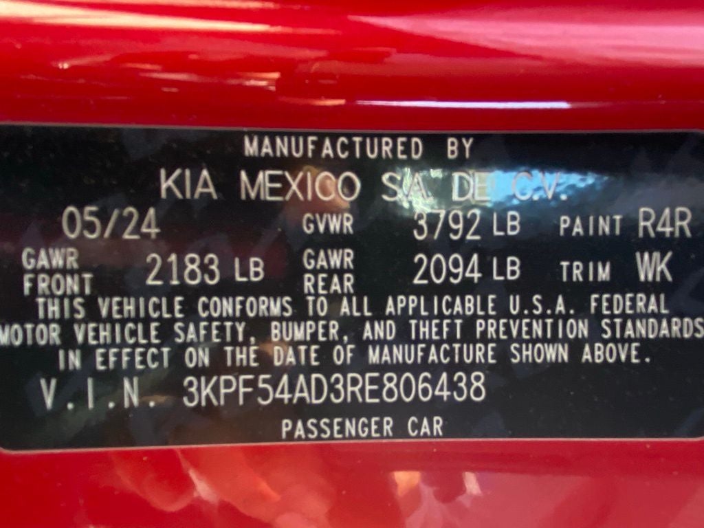 2024 Kia Forte GT-Line SUNROOF / HEATED SEATS / NAV