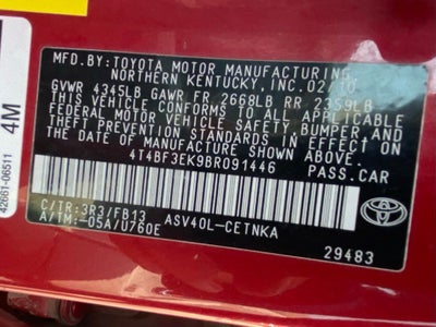 2011 Toyota Camry Base