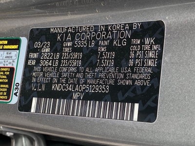 2023 Kia EV6 Wind EV / NAV / ONE OWNER