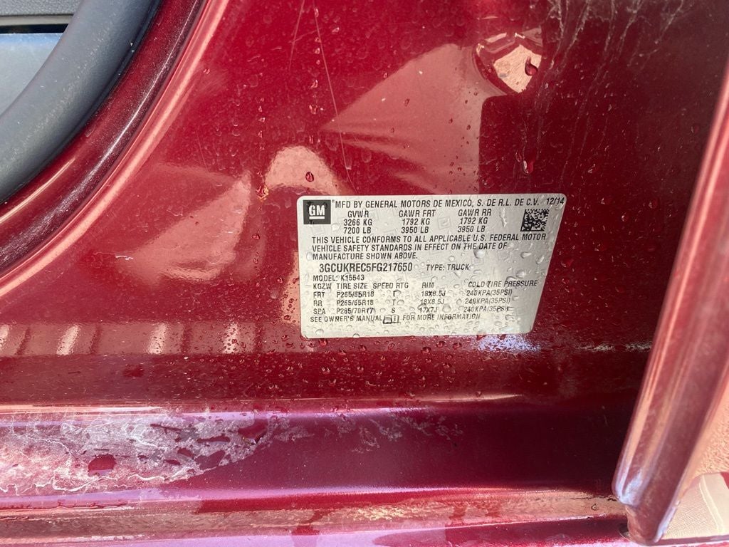 2015 Chevrolet Silverado 1500 LT LT2