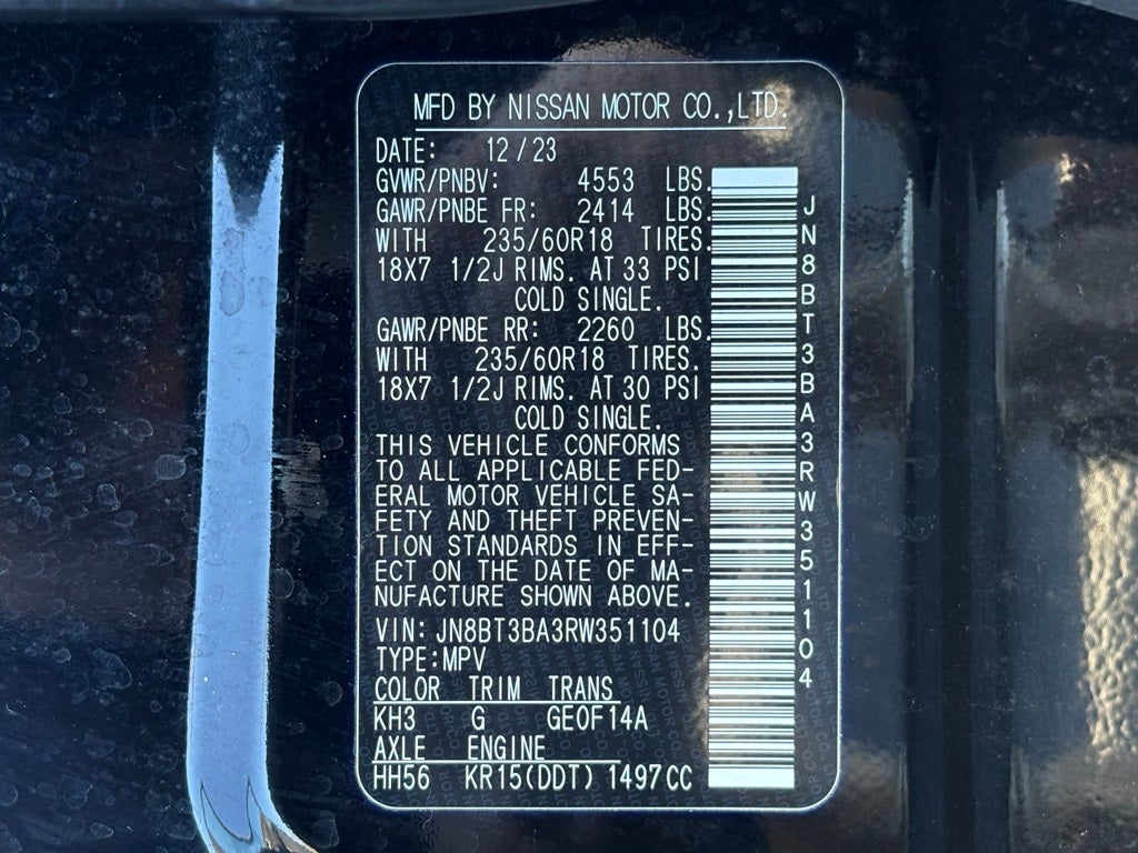 2024 Nissan Rogue SV