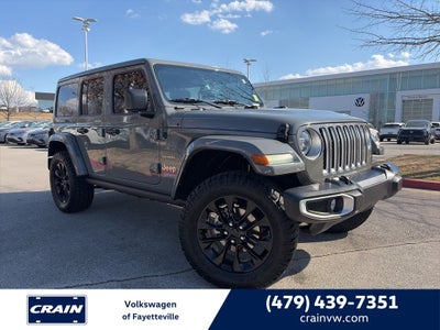 2021 Jeep Wrangler Unlimited Sahara 4xe LIFT, TIRES, LEATHER, CLEAN CARFAX