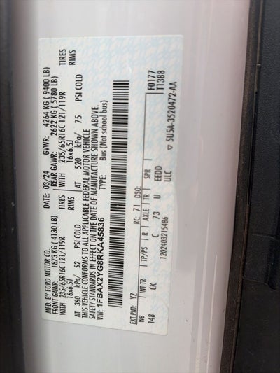 2024 Ford Transit-350 XLT CLEAN CARAFX