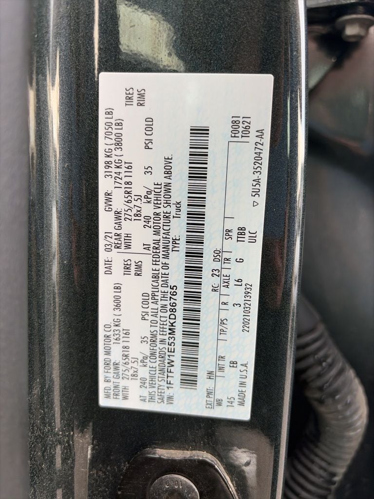 2021 Ford F-150 Lariat