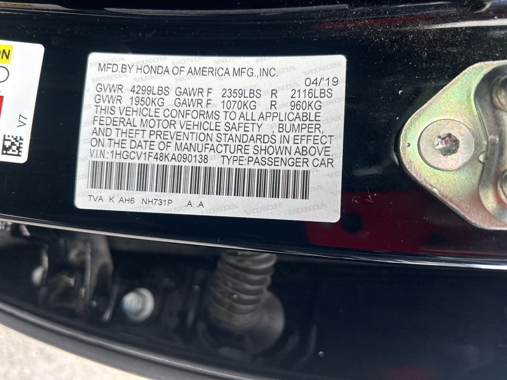 2019 Honda Accord EX