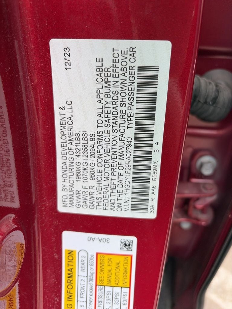 2024 Honda Accord LX 1OWNER CLEAN CARFAX