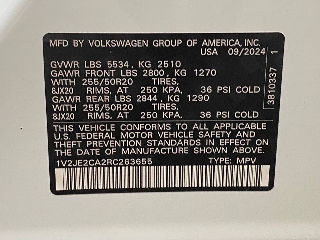 2024 Volkswagen Atlas Cross Sport 2.0T SE w/Technology