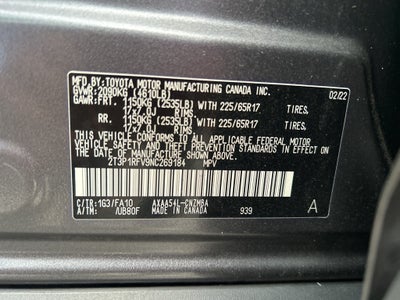 2022 Toyota RAV4 XLE