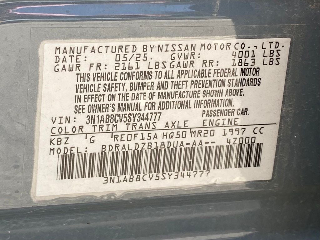 2025 Nissan Sentra SV