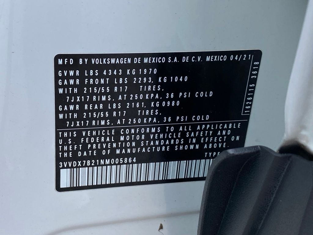 2022 Volkswagen Taos 1.5T S