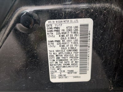 2018 Nissan Rogue SV