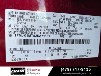 2018 Ford Expedition Max Platinum