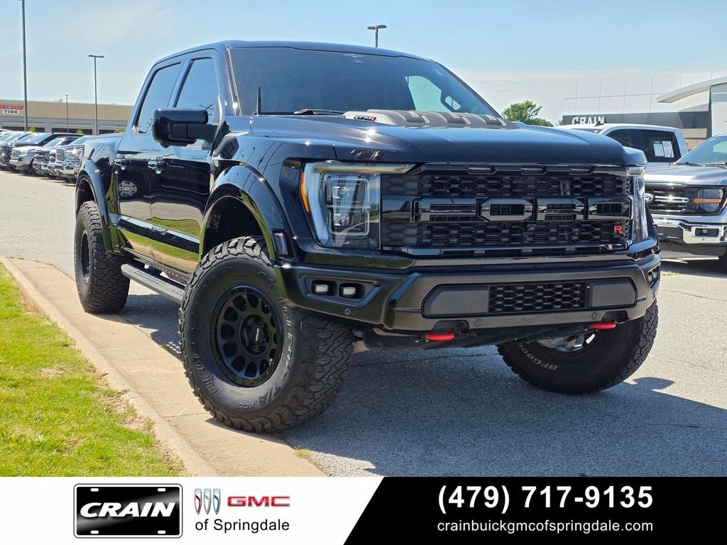 2023 Ford F-150 Raptor TWIN PANEL ROOF GRAFICS DELETED BEAD LOCK WHEELS