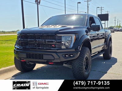 2023 Ford F-150 Raptor TWIN PANEL ROOF GRAFICS DELETED BEAD LOCK WHEELS