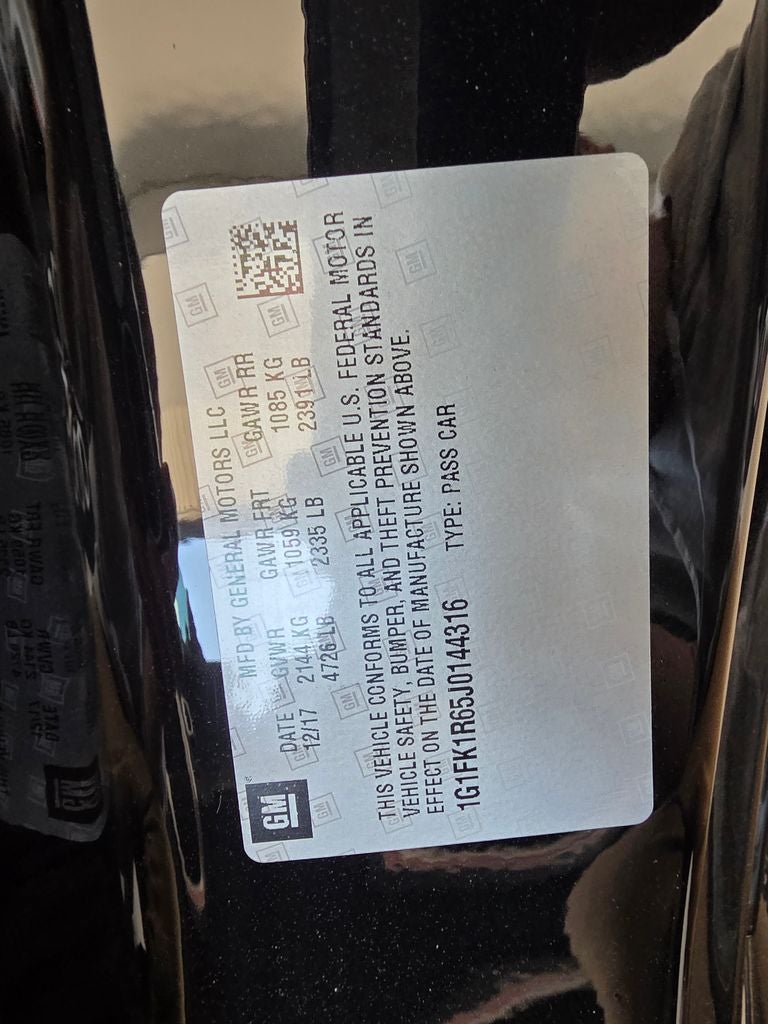 2018 Chevrolet Camaro ZL1