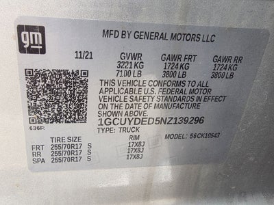 2022 Chevrolet Silverado 1500 LTD LT