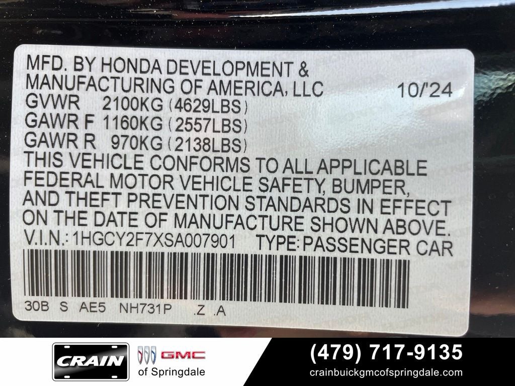 2025 Honda Accord Hybrid Sport-L