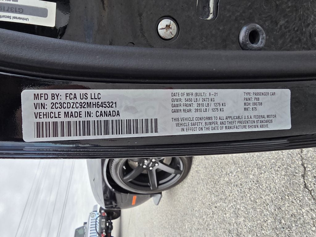 2021 Dodge Challenger SRT Hellcat