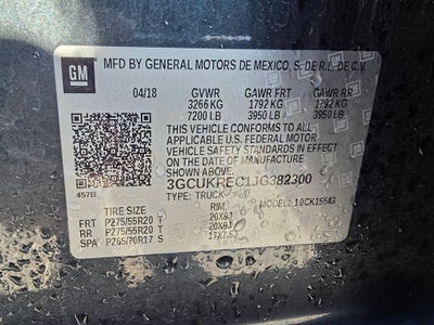 2018 Chevrolet Silverado 1500 LT LT1