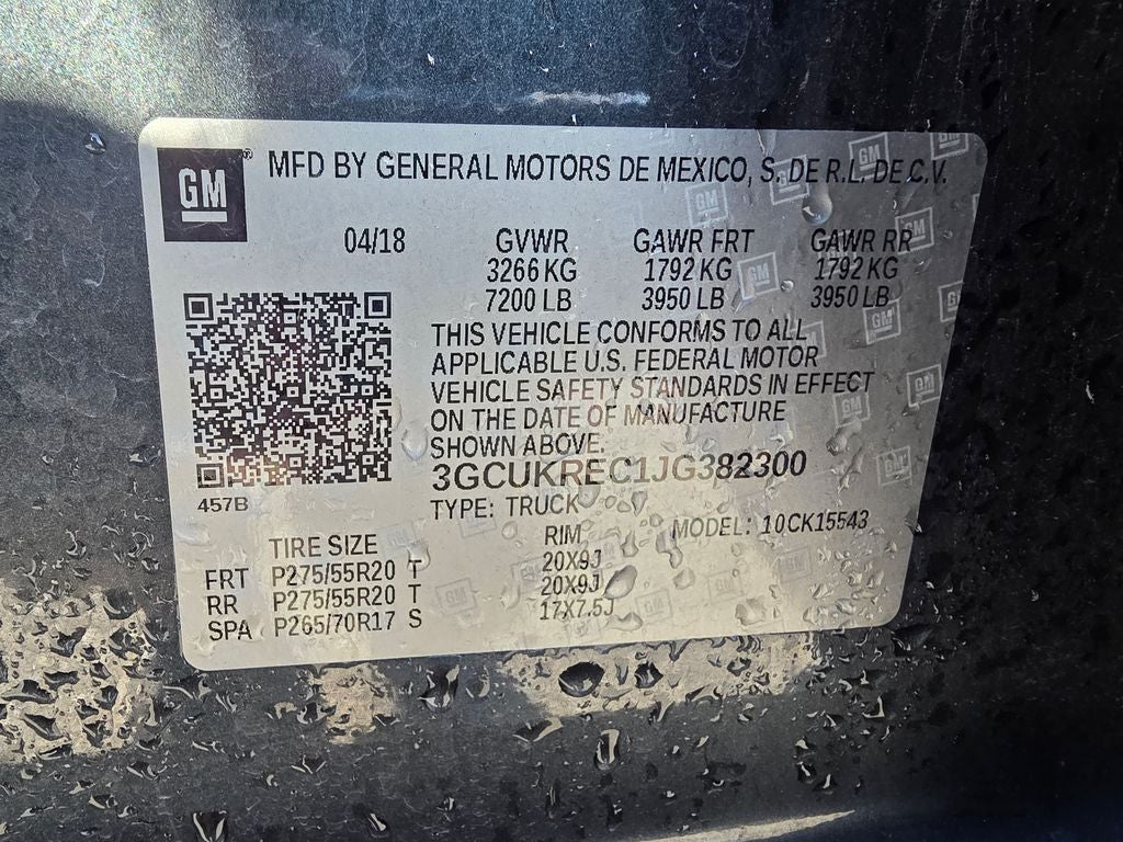 2018 Chevrolet Silverado 1500 LT LT1