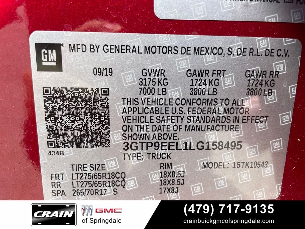 2020 GMC Sierra 1500 AT4