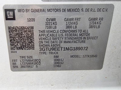 2021 GMC Sierra 1500 AT4