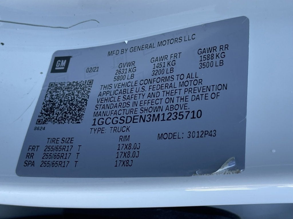 2021 Chevrolet Colorado Z71