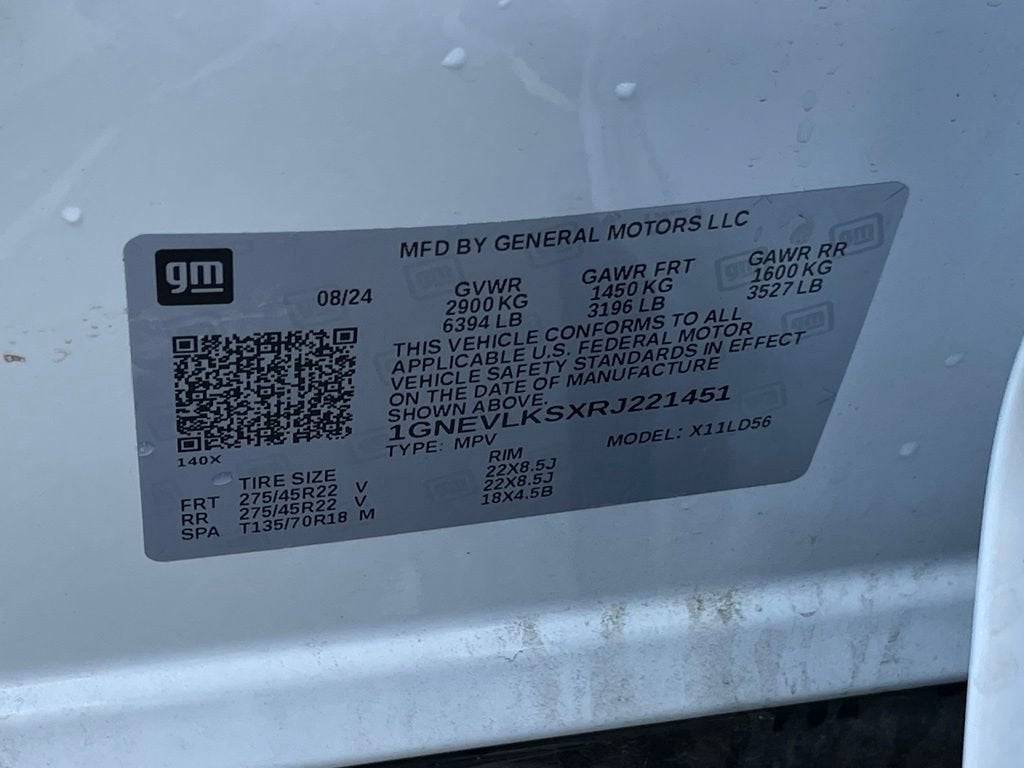 2024 Chevrolet Traverse RS